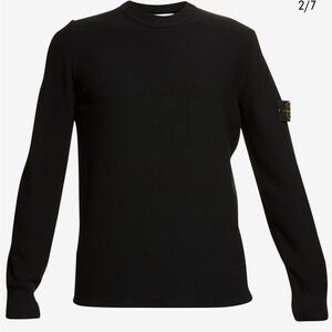 Stone Island Men’s wool-blend crew neck sweater